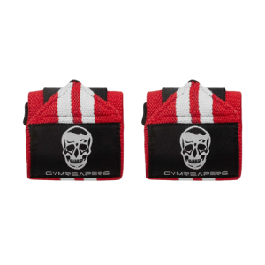 GYMREAPERS WRIST WRAPS RED/WH