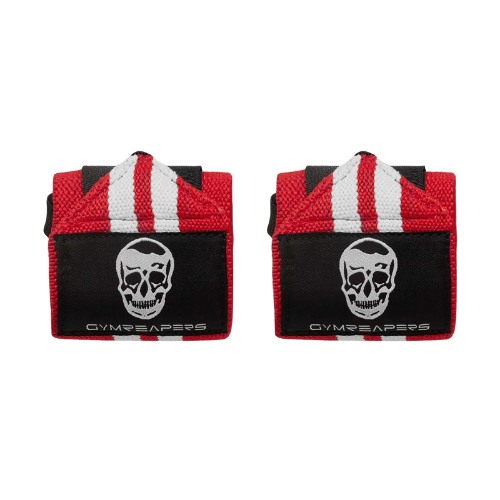 GYMREAPERS WRIST WRAPS RED/WH